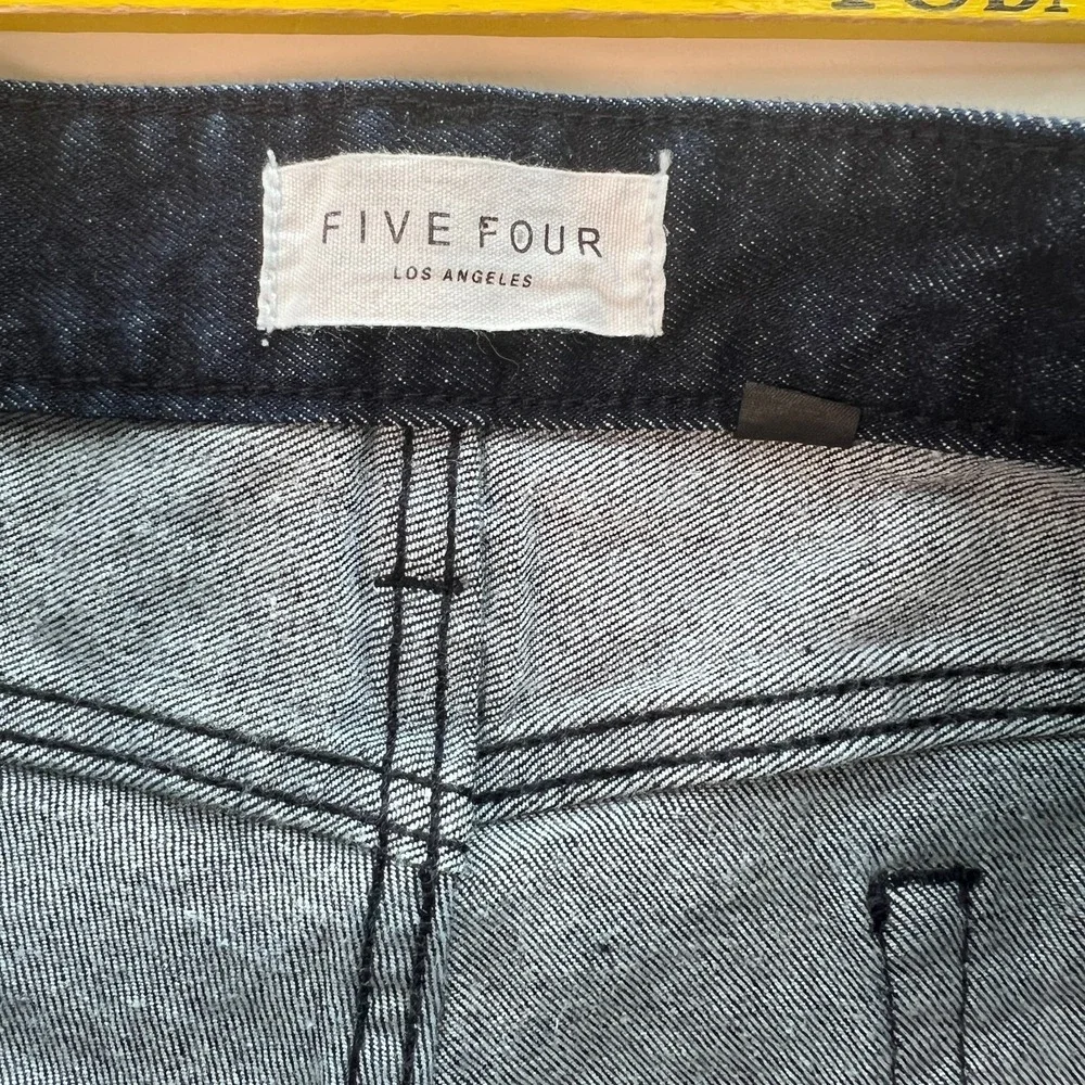 Five Four LA Mens Jeans 36x34 Leonel Relaxed Dark Wash Blue Straight‎ W36 L34